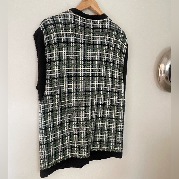 Mango Tweed Oversized Vest - Picture 7 of 15